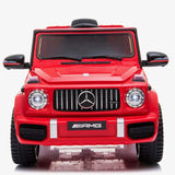 Mercedes G63 AMG Licensed Ride On Car In Red 12V 2WD