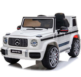 Mercedes G63 AMG Licensed Ride On Car In White 12V 2WD