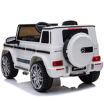 Mercedes G63 AMG Licensed Ride On Car In White 12V 2WD