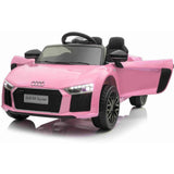 Audi R8 Spyder Mini Ride on Car In Pink - 12V 2WD