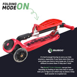 RiiRoo 3 in One Bambi Kids Scooter In Red