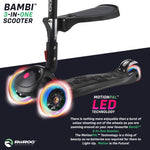 RiiRoo 3 in One Bambi Kids Scooter In Black