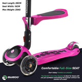 RiiRoo 3 in One Bambi Kids Scooter In Pink