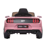 FORD MUSTANG GT Style Ride On Car In Pink - 12V 2WD