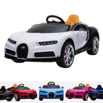 Licensed Buggati Chiron 12V Ride On Car - 12V 2WD