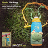 Kids Scooter Bottle Holder Accessory - Elssie The Frog