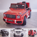 Mercedes G63 AMG Licensed Ride On Car In Red 12V 2WD