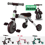 RiiRoo 2 in 1 Kids Tricycles Toddler Bike Trike 3 Wheels Folding 2 - 4 Years Old