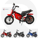 RiiRoo 250W Electric Mini Dirt Bike Red