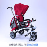 RiiRoo 4 In 1 Buggy Stroller Trike Bike