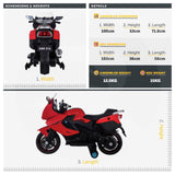 RiiRoo BMW F 800 GT Style Ride On Bike - 12V