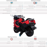 RiiRoo BMW F 800 GT Style Ride On Bike - 12V