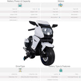 RiiRoo BMW F 800 GT Style Ride On Bike - 12V