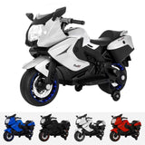 RiiRoo BMW F 800 GT Style Ride On Bike - 12V White