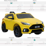 RiiRoo Ford Focus RS Ride On Car - 12V 2WD