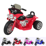 RiiRoo Harley Style Police Ride On Motorbike/Trike - 6V Red