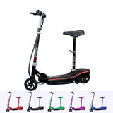RiiRoo Kids Electric Scooter With Seat & LED's Black