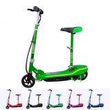 RiiRoo Kids Electric Scooter With Seat & LED's Green