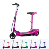 RiiRoo Kids Electric Scooter With Seat & LED's Pink
