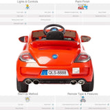 RiiRoo Kids VW Beetle Style Ride on Car - 12v Battery