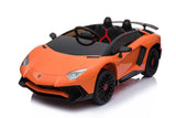RiiRoo Lamborghini Aventador Ride on Car - 12V 2WD Orange