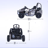 RiiRoo RiiRoo 4 Wheel 80CC Petrol Off Road Go Kart Buggy Outdoor Kids Ride On Go-Kart