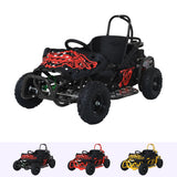 RiiRoo RiiRoo 4 Wheel 80CC Petrol Off Road Go Kart Buggy Outdoor Kids Ride On Go-Kart