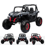 RiiRoo RiiRoo MaxPow™ UTV-MX Ride on Buggy - 24V 4WD Carbon Fibre Black