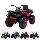 RiiRoo 12V Ride On Quad ATV Motorbike In Spider Red