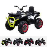 RiiRoo 12V Ride On Quad ATV Motorbike In White