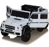 Licensed Mercedes Benz G63 Mini Ride on Toy In White -12V 6WD