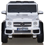 Licensed Mercedes Benz G63 Mini Ride on Toy In White -12V 6WD